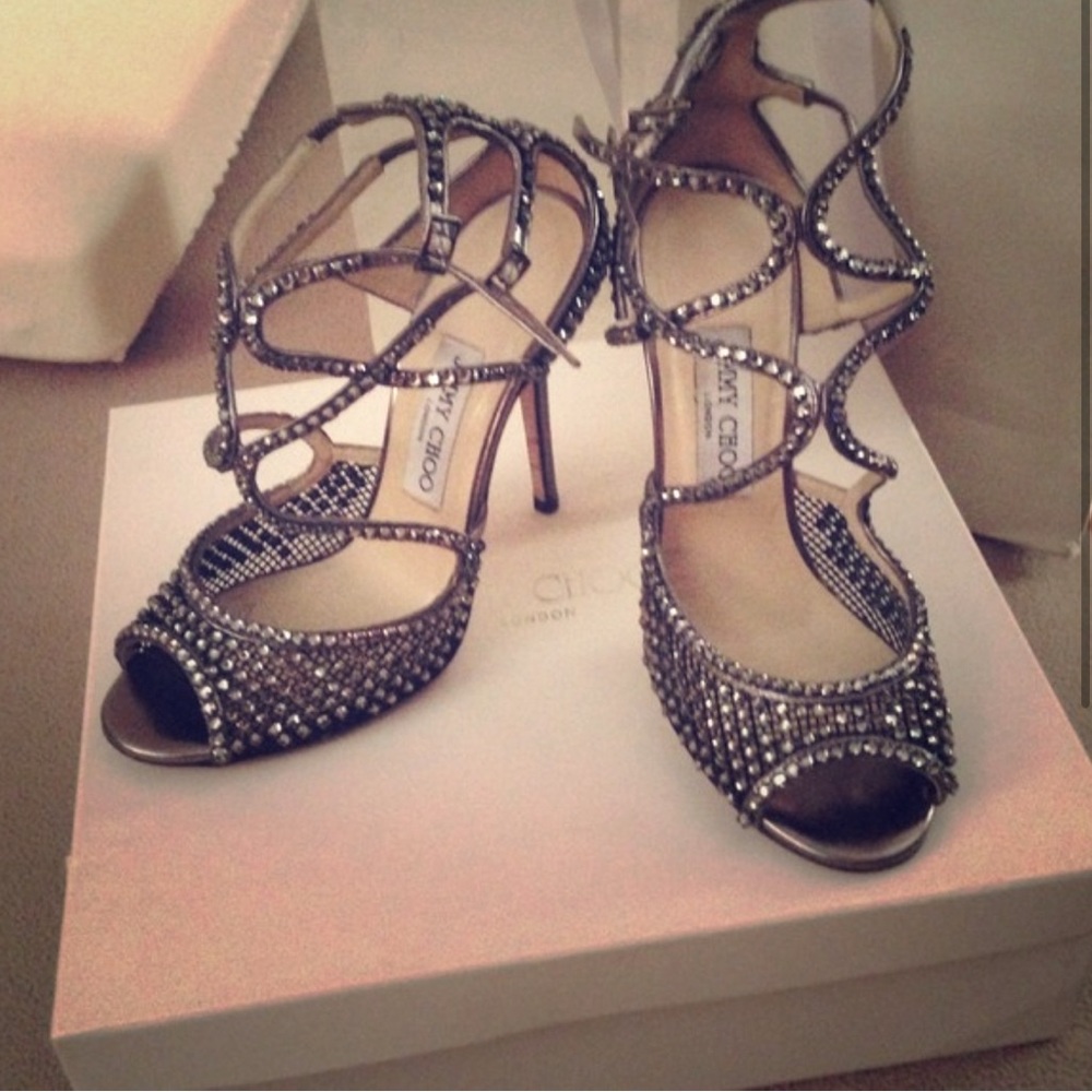 Jimmy Choo x Swarovski Ltd. Edition Couture sz 38